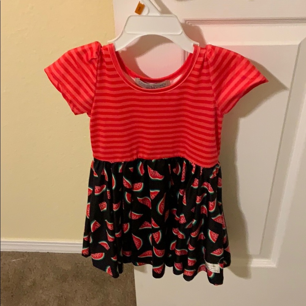 Toddler watermelon dress soft